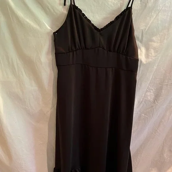 Nine West | Dresses | Nine West Strappy Empire Midi Dress In Mineral Black  Nwt | Poshmark